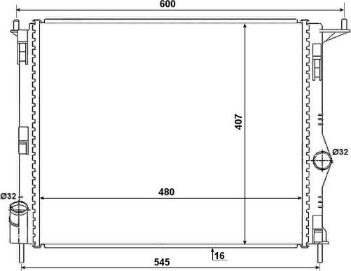 NRF 53069A - Chladič motora parts5.com