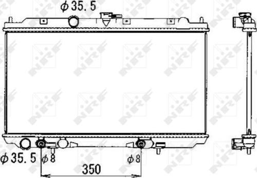 NRF 53389 - Radiator, engine cooling parts5.com