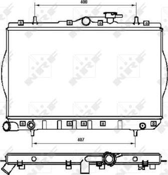 NRF 53262 - Radiator, racire motor parts5.com