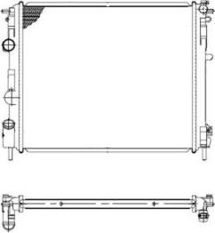 NRF 53210 - Radiator, racire motor parts5.com