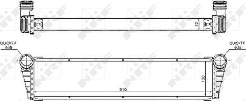 NRF 53799 - Hladilnik, hlajenje motorja parts5.com