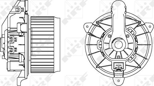 NRF 34166 - Interior Blower parts5.com