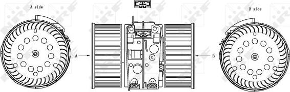 NRF 34161 - Ventilador habitáculo parts5.com