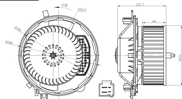 NRF 34283 - Pulseur d'air habitacle parts5.com