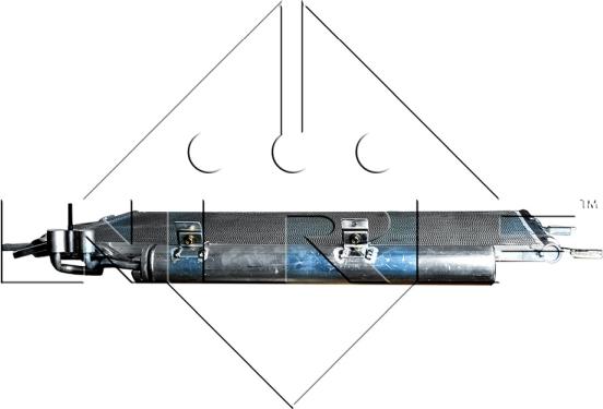 NRF 35517 - Kondenzator, klima-uređaj parts5.com