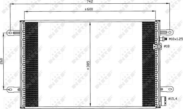 NRF 35605 - Кондензатор, климатизация parts5.com