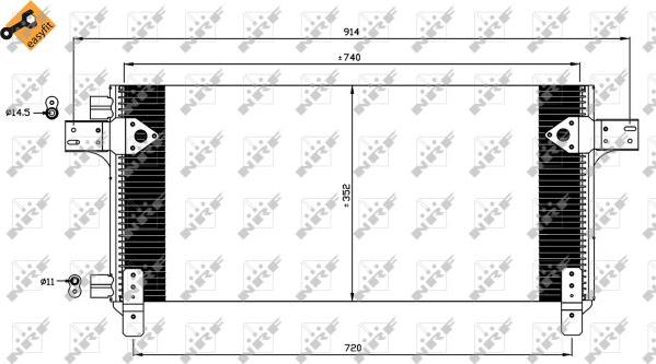 NRF 35620 - Condensator, climatizare parts5.com