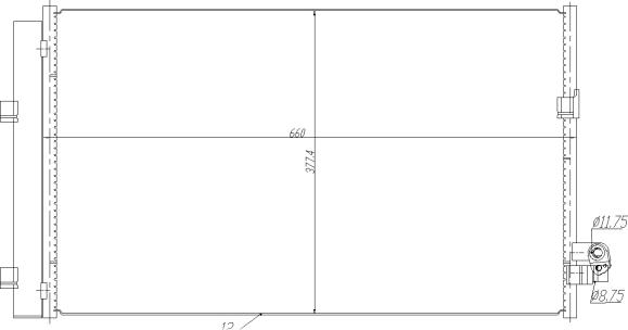 NRF 350476 - Condensador, aire acondicionado parts5.com