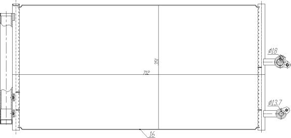 NRF 350470 - Skraplacz, klimatyzacja parts5.com