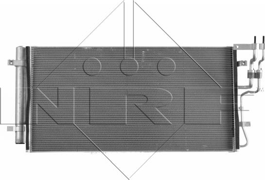 NRF  350009 - Kondenzator, klimatska naprava parts5.com