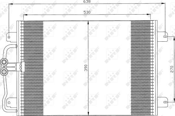 NRF 35832 - Кондензатор, климатизация parts5.com