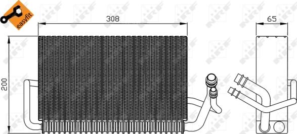 NRF 36121 - Höyrystin, ilmastointilaite parts5.com