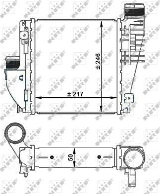 NRF 30924 - Intercooler, charger parts5.com