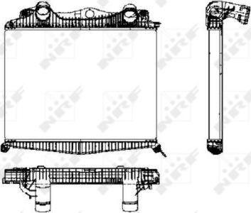 NRF 30450 - Intercooler, compresor parts5.com