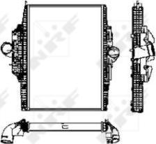 NRF 30453 - Intercooler, compresor parts5.com