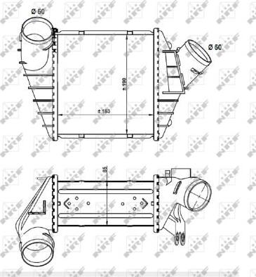 NRF 30848 - Intercooler, charger parts5.com