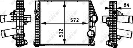 NRF 30211 - Intercooler, charger parts5.com