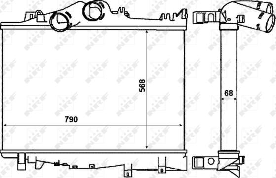 NRF 30229 - Chladič turba parts5.com