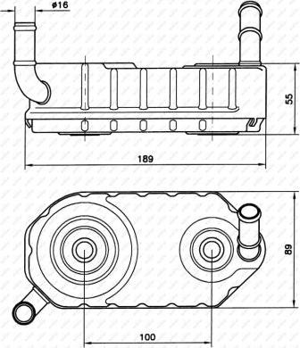 NRF 31004A - Radiator racire ulei, cutie de viteze automata parts5.com