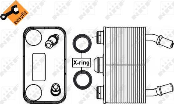 NRF 31076 - Radiator racire ulei, cutie de viteze automata parts5.com