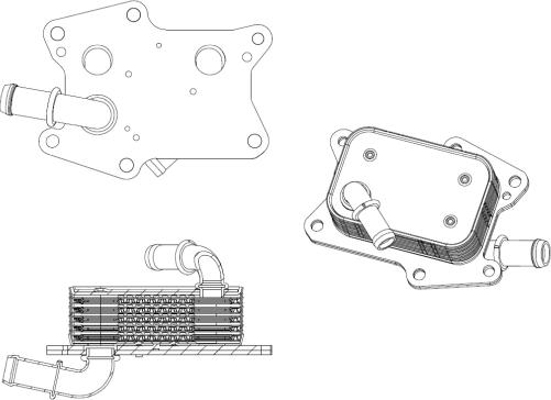 NRF 31830 - Uljni hladnjak, ulje za motor parts5.com