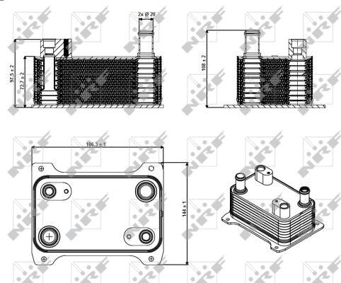 NRF 31362 - Radiator racire ulei, cutie de viteze automata parts5.com