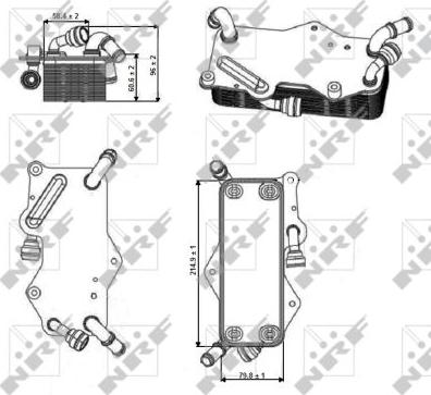 NRF 31269 - Radiator racire ulei, cutie de viteze automata parts5.com