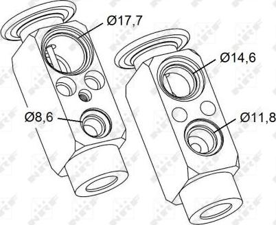 NRF 38479 - Ekspanzijski ventil, klimatska naprava parts5.com