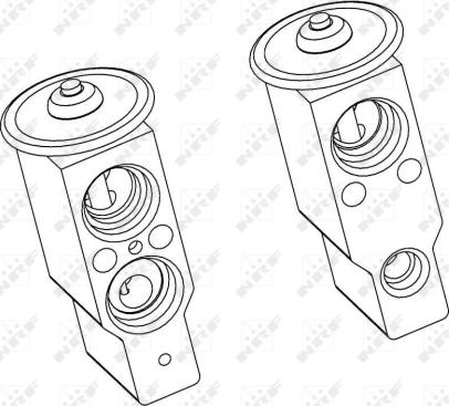 NRF 38364 - Zawór rozprężny, klimatyzacja parts5.com