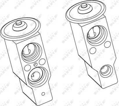 NRF 38364 - Ekspanzijski ventil, klimatska naprava parts5.com