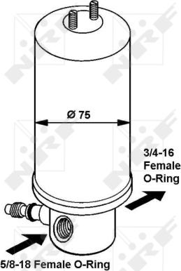 NRF 33061 - Uscator,aer conditionat parts5.com