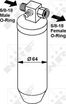 NRF 33068 - Szárító, klímaberendezés parts5.com