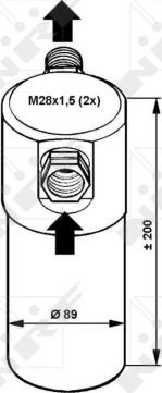 NRF 33081 - Kuivain, ilmastointilaite parts5.com