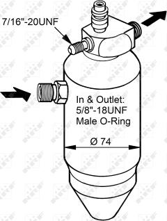 NRF 33077 - Uscator,aer conditionat parts5.com