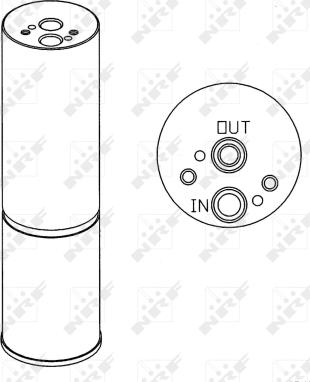 NRF 33168 - Dryer, air conditioning parts5.com