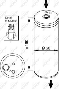 NRF 33114 - Uscator,aer conditionat parts5.com