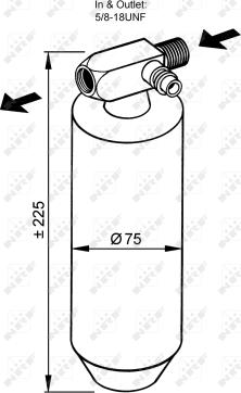 NRF 33113 - Uscator,aer conditionat parts5.com