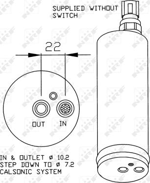 NRF 33181 - Uscator,aer conditionat parts5.com