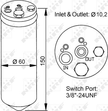 NRF 33137 - Uscator,aer conditionat parts5.com