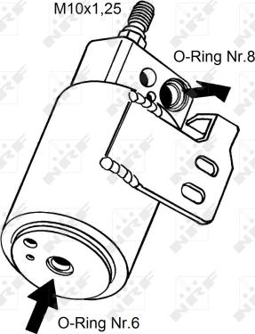 NRF 33129 - Osuszacz, klimatyzacja parts5.com