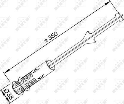 NRF 33338 - Uscator,aer conditionat parts5.com