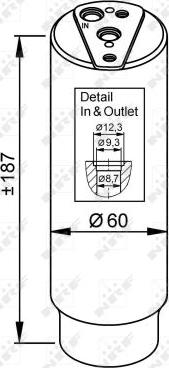 NRF 33327 - Uscator,aer conditionat parts5.com