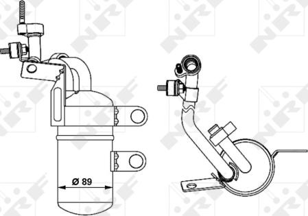 NRF 33290 - Filtro deshidratante, aire acondicionado parts5.com