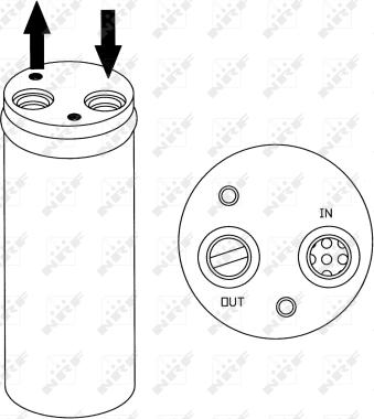 NRF 33208 - Uscator,aer conditionat parts5.com