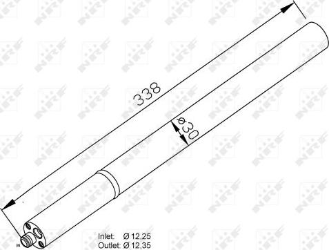 NRF 33211 - Uscator,aer conditionat parts5.com