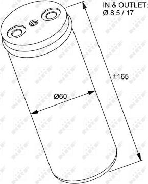 NRF 33233 - Uscator,aer conditionat parts5.com