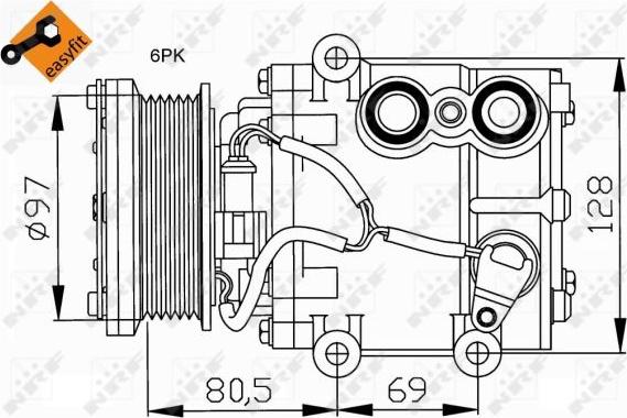 NRF 32401 - Kompresor, klimatyzacja parts5.com