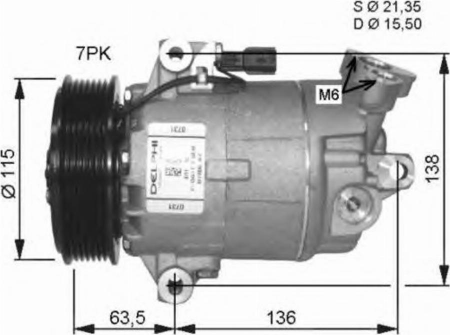 NRF 32488 - Kompresor, klima-uređaj parts5.com