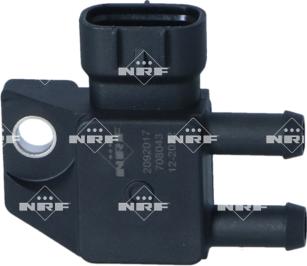 NRF 708043 - Érzékelő, kipufogógáz-nyomás parts5.com