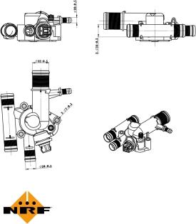 NRF 725059 - Termostat,lichid racire parts5.com